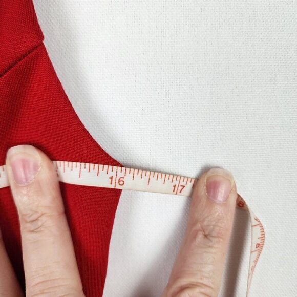 Modcloth Scalloped Edge Off The Shoulder Fit & Flare Dress M - Picture 6 of 7